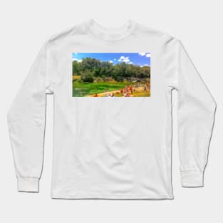 Barton Springs at Zilker Park - Austin, Texas Long Sleeve T-Shirt